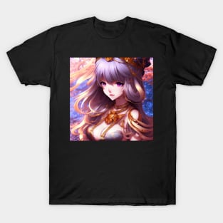 Anime Woman Portrait T-Shirt